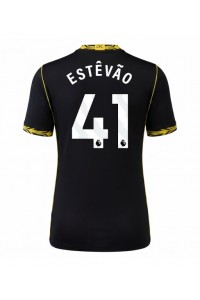 Chelsea Estevao Willian #41 Fotballdrakt Borte Klær Dame 2026-27 Korte ermer